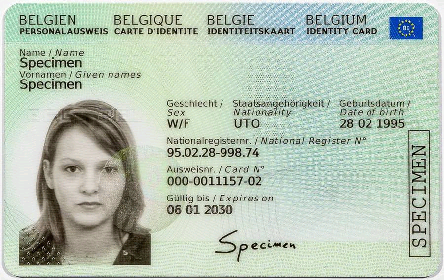 Buy Authentic Belgian ID Card Online