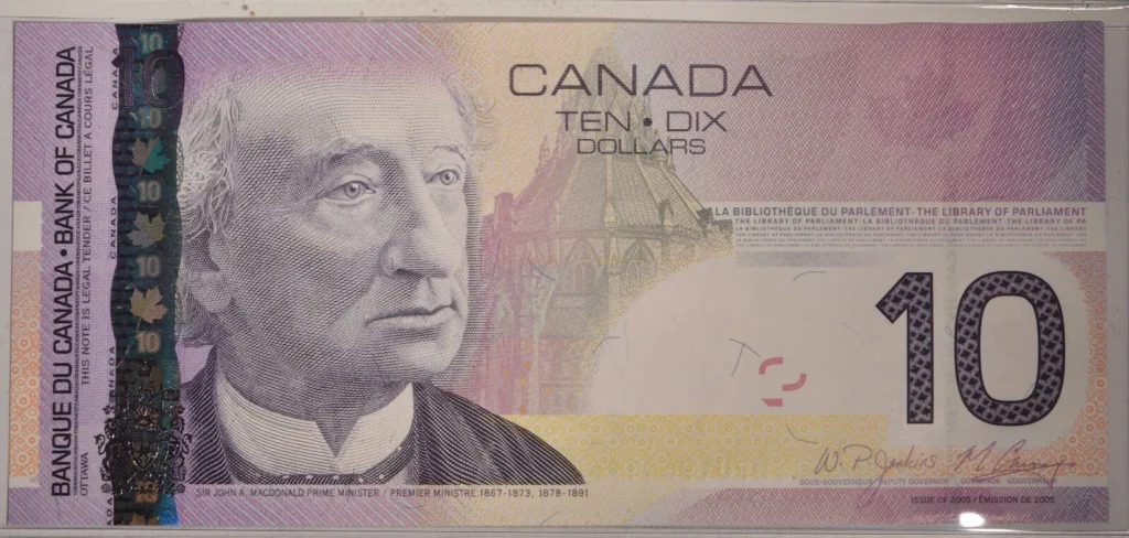 Buy CAD $10 Bills Online
